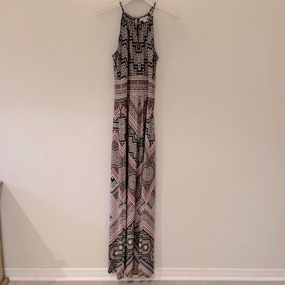 London Times Dresses & Skirts - London Times size 8 long printed summer dress